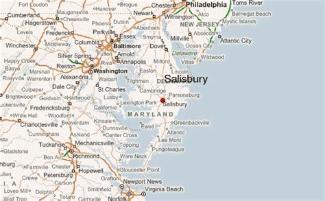 salisbury maryland map